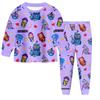 Children's Fashion Suit Skirt Round Neck Long Sleeve Top Pants