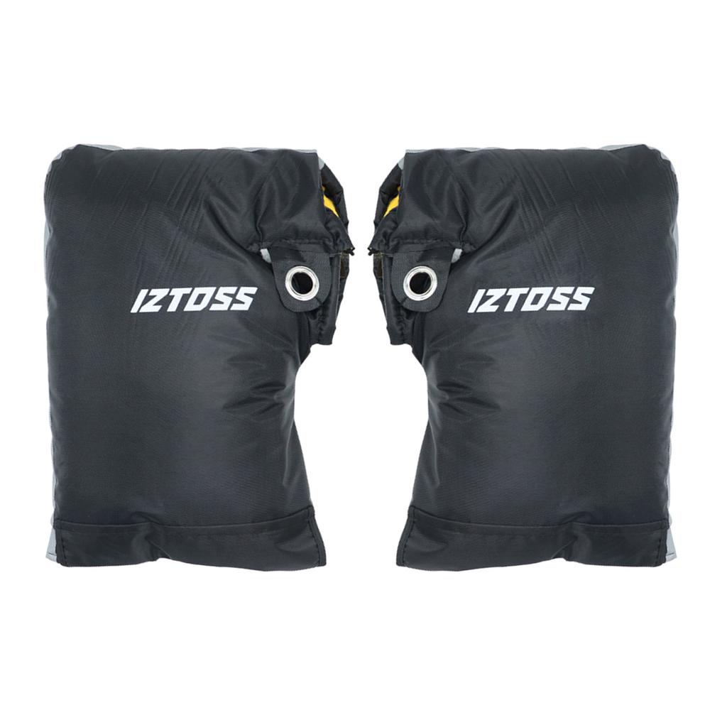 Moufles de guidon Temps froid VTT Moufles de guidon Coupe-vent Anti-froid Vélos de ville Couverture chauffe-mains de guidon 2x