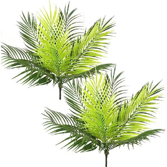 PASYOU Fake Leaves Plants for Christmas Decor, Gold Artificial Shrubs Grass Foliage Plastic Bulk Leaf Indoor Outdoor Home Garden Party Hotel Verandah