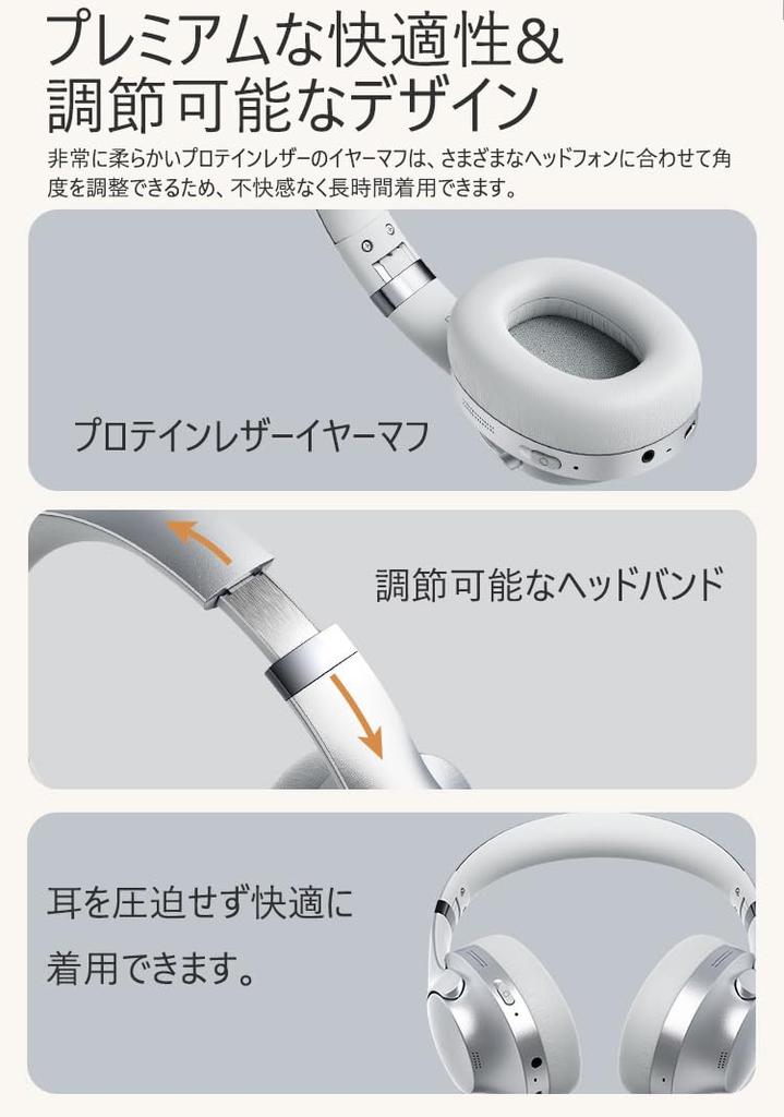 SITOAT Bluetooth Wireless Headphones with Active Noise Large Ear 50 Hours of Low HIFI Deep Perfect for and Language Popular Gift for Bluetooth