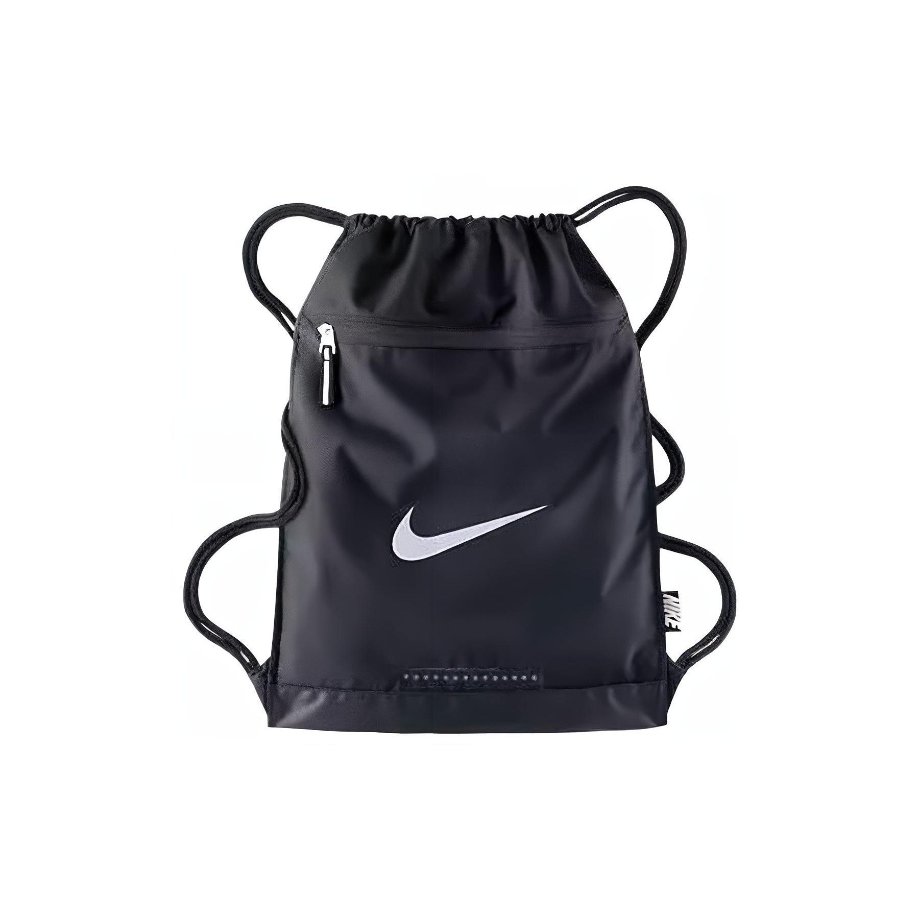 Nike Logo Polyester Backpack Unisex Backpacks Black BZ9779-001 Black