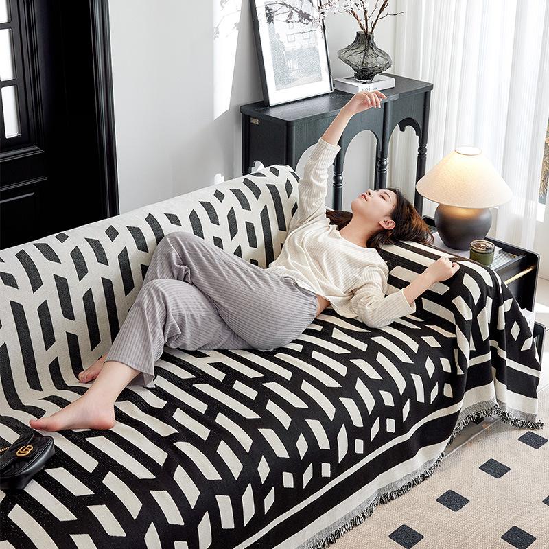 Полотенце для дивана из синели — фото 4