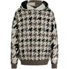 Mens Houndstooth Oversized Hoodie