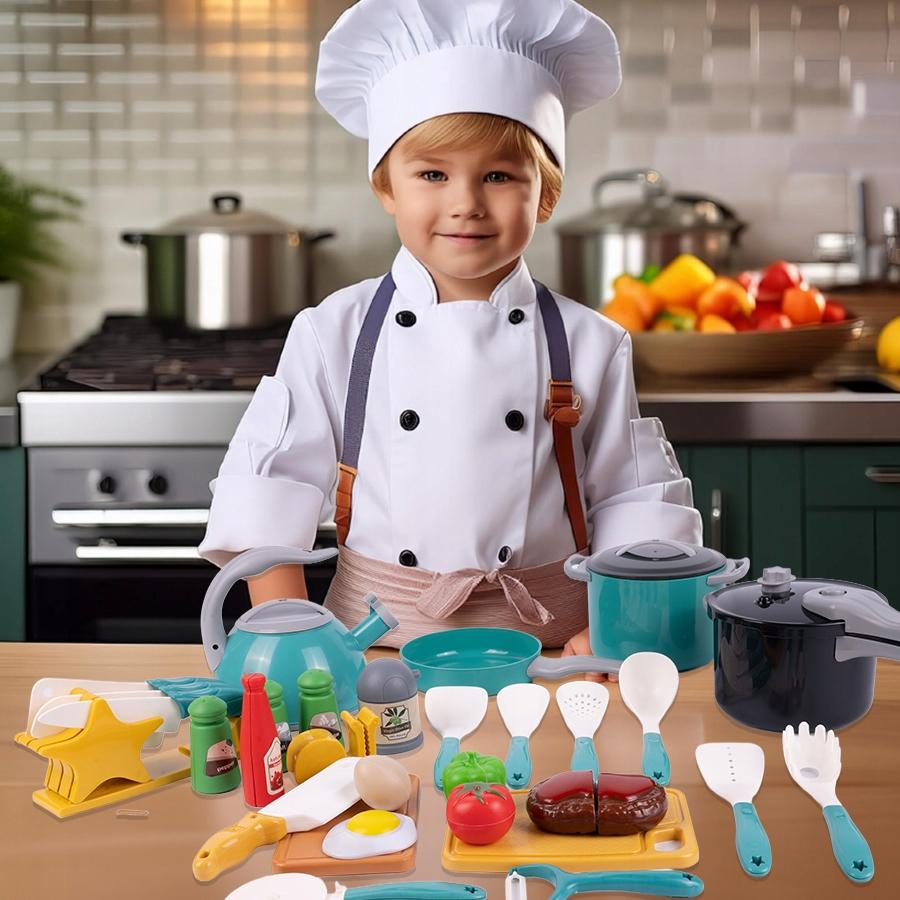 [PACZB][5] Children's Kitchen Set for Cooking Kitchen Accessories 33 pcs Z736