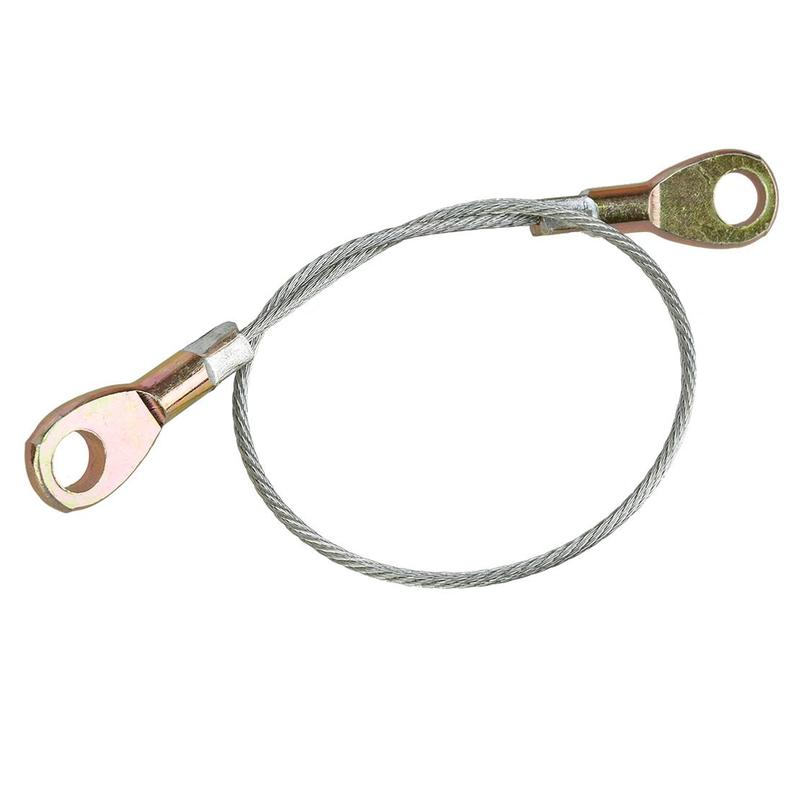 2Pcs Tailgate Cable Hooks Silver Fit for Kawasaki Mule 600 610 4X4 XC Realtree APG Hardwoods Green HD 53045-0006