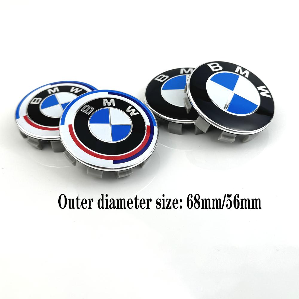 4Pcs 68mm 56mm Car Wheel Center Hub Cap For BMW E87 M Performance E36 E46 E60 E90 E91 E92 E93 F30 F20 M3 X3 X5 Car Accessories