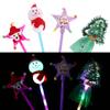 Snowman Christmas Flash Bar Luminous Prop Snowman Glow Stick  Christmas Birthday