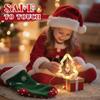Christmas Tree Curtain Lights, Christmas Window Lights Decor with Remote,8 Lighting Modes, IP65 Waterproof, 10 Hooks Christmas Decorations Indoor