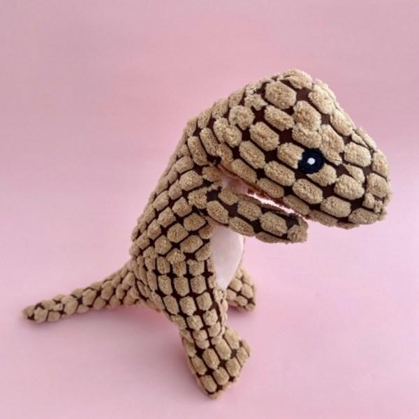 Dinosaur Squeak Doll Puppy Squeak Doll Dog Toy Dog Plush Toy Dog Toy L Size 1, Green