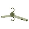 Portable Folding Clothes Hanger with Clips Multi-Purpose Plastic Hanger for Travel Home