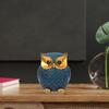 Owl Statue Decor Modern Cute Shelf Decor Ornament Accents Animal Figurine for Bookshelf Living Room Table Desk Bedroom Office