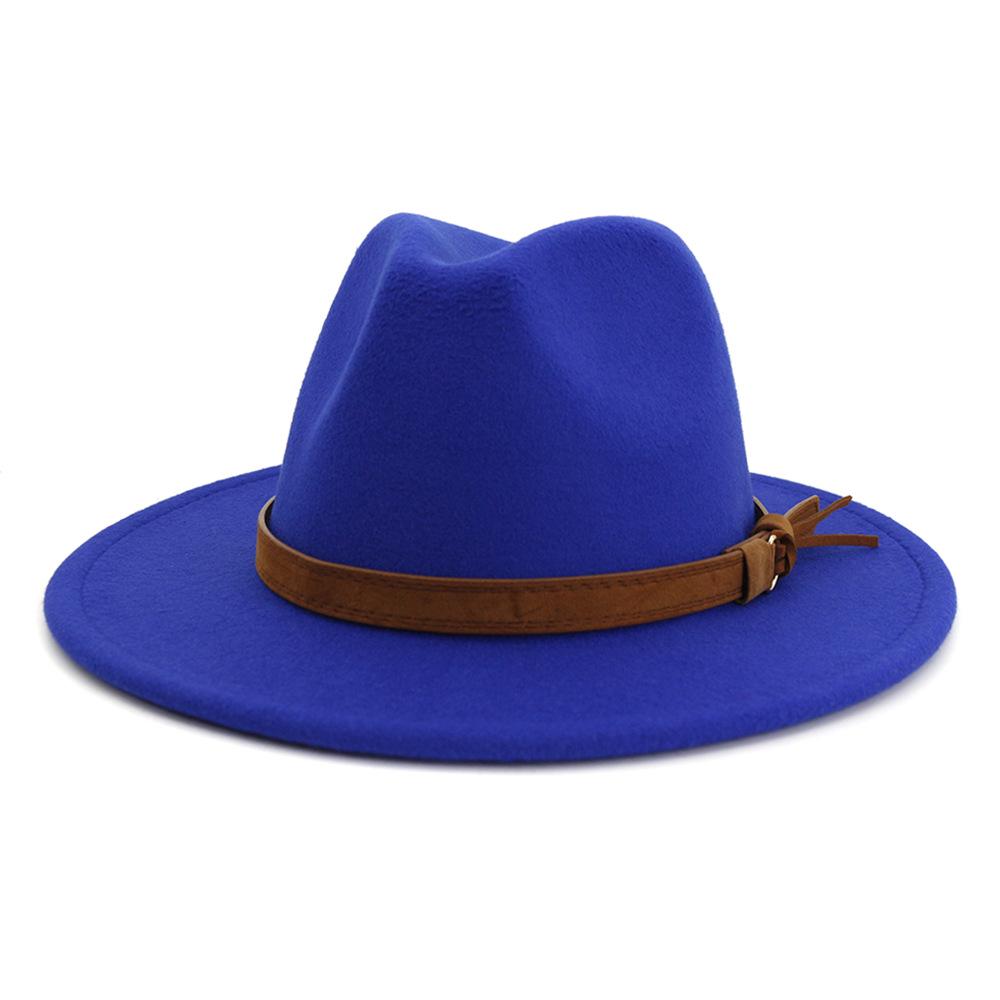 New Arrive Custom Trilby Retro Large Brim Felt Fedora Hats