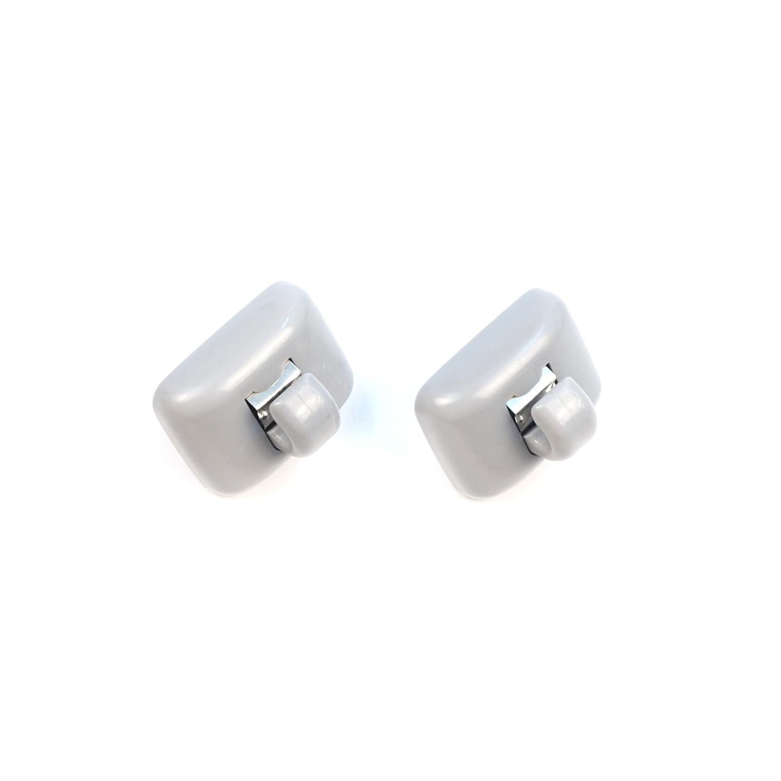 

EDP1655-1 2 Pieces Sun Visor Shade Holder Hook Clips Gray Color for A1 A3 A4 B7 B8 B9 A5 A6 C6 Q2 Q3 Q5 TT Seat Exeo