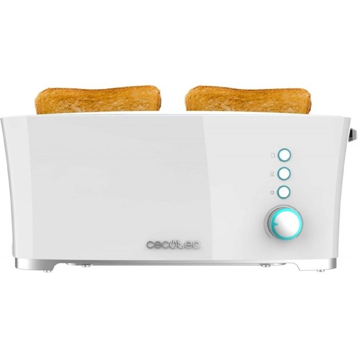Cecotec Grille-pain Toast&Taste Extra Double W 1350W De Puissance Double Fente Longue Pour 2 Toasts