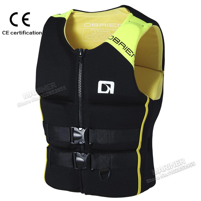 

Рятувальний жилет Wakesurf Comp Vest, сертифікований CE, неопреновий рятувальний жилет для вейк-серфінгу, але чудово підходить для всіх інших водних видів спорту M (Weight-45-55 KG)