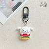 Crayon Shin-Chan Car Key Chain Cute Couple Schoolbag Ornaments Anime Cartoon Pendant Charm Keyring Figures Accessories Gift
