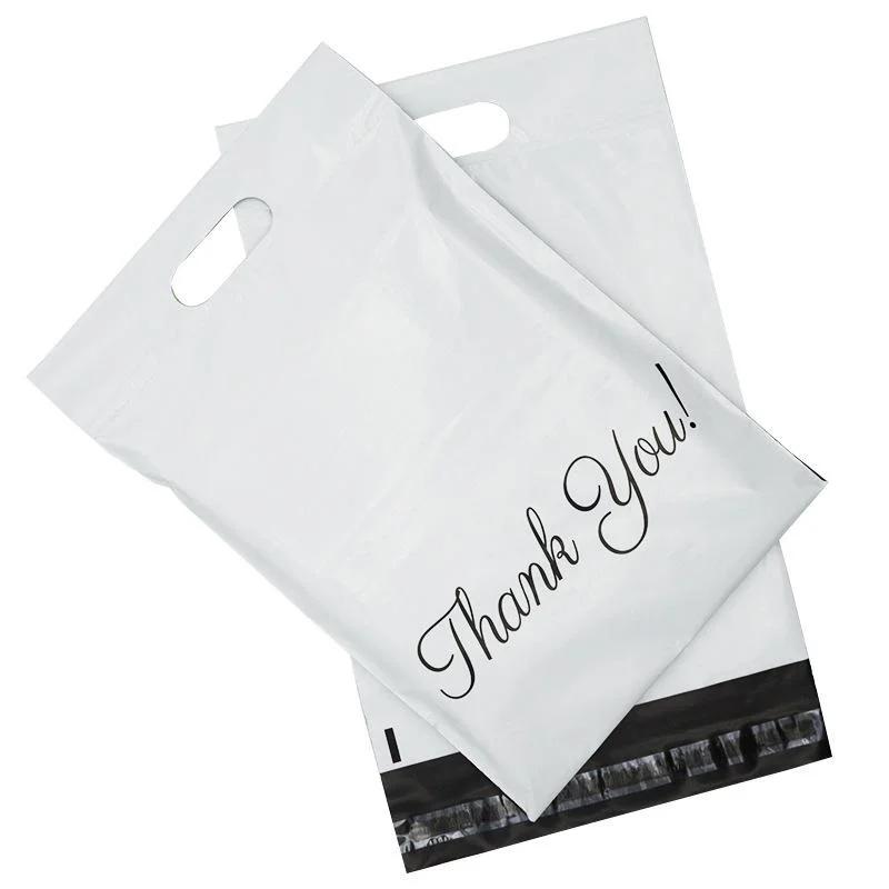 10Pcs Standard Thank You Adhesive Envelopes Bags Black White Pink Underwear Dress Leggings Gifts Shipping Portable Pouches
