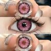 1 Pair Natural Brown Color Contacts Purple Colored Cosmetics Pupils Gray Lenses for Makeup Eyes High Quality Yearly