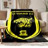 Al‑Ittihad FC Soft and Comfortable Flannel Suitable for Sofas Living Rooms Outdoor Camping Travel and Also Makes a Great Anniversary Gif