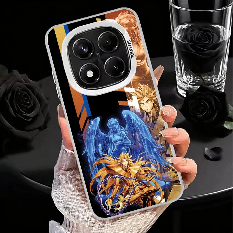 

Anime S-Saint S-Seiya Soft Phone Case for Xiaomi Redmi Note 13 14 15 Pro Plus 12S 12 11S 11 11T 10S 10 Shockproof Cover Back She Redmi Note15ProPlus