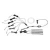 12V LED Car Opitcal Fiber Ambient Rainbow Lighting Kit Auto 6/8 Meters Optical Fiber String Atmosphere Lamp Trim