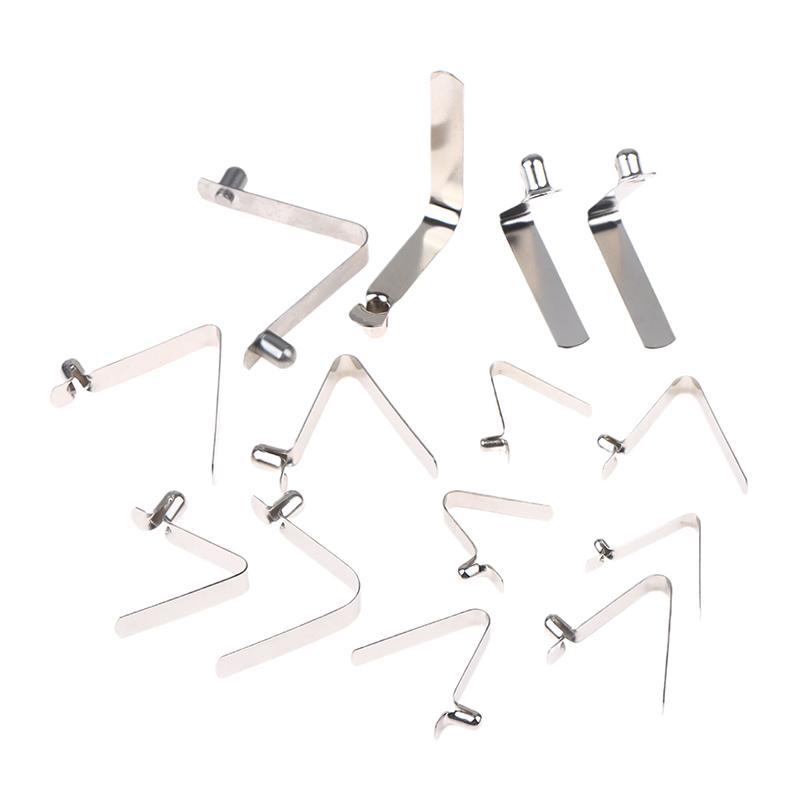 10 Bucăți Blocare V Snapshot Placă Paletă Caiac Stâlp Cort Buton Simplu/Dublu Clips cu Arc de Poziționare Flocat 3-5Mm