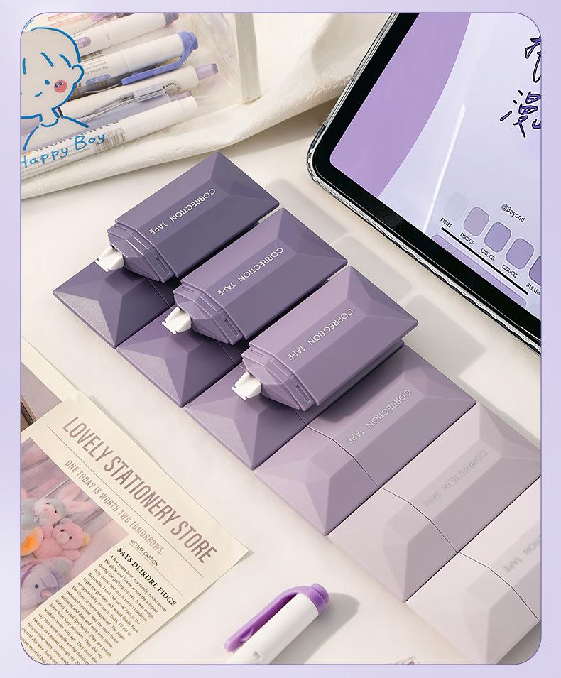 Morandi Matcha Green Correction Tape Set, 6 Pcs Aesthetic Correction Tape for School Stationery