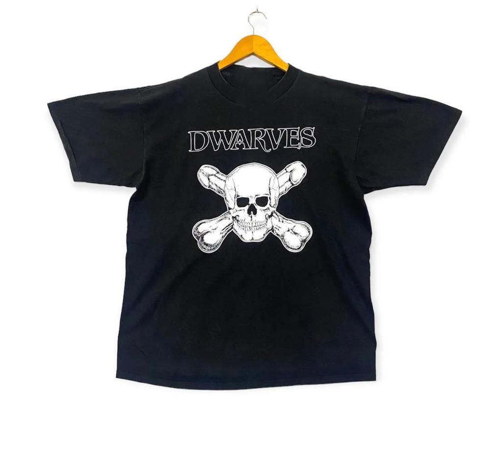 VTG Dwarves band rock band black T-shirt short sleeve All sizes JM653 Unisex T-Shirt XXL