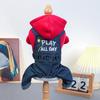PETCIRCLE Pet Circle Dog Quad Pet Clothing Clothing Corduroy Good Friends Overalls Collection