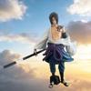 22cm/9in Naruto Anime Uchiha Sasuke Figure Action Figures PVC Action Figure Desktop Ornament Collectible Room Decoration Toy