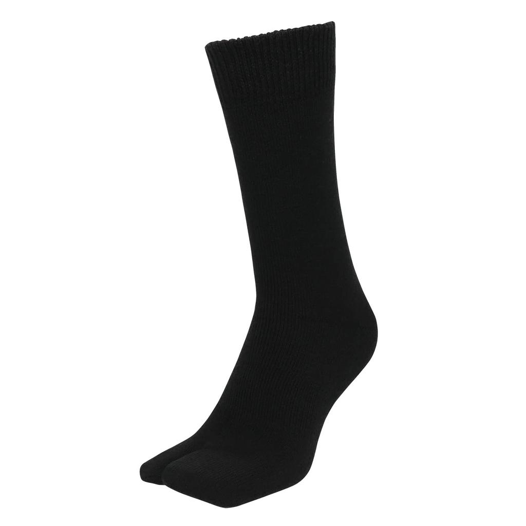 Otafuku Gloves Pile Tabi Socks, (2-Piece Set), Black, BS-312