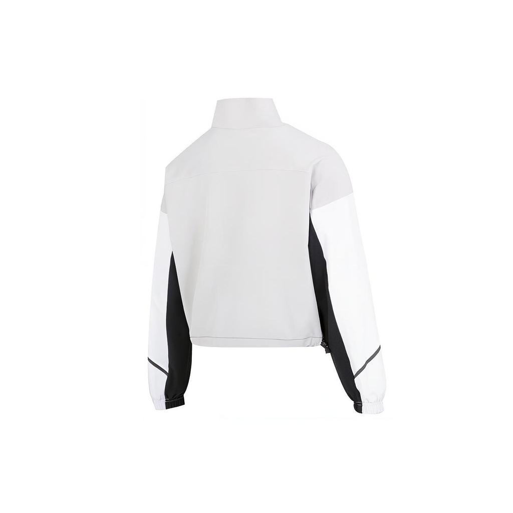 Under Armour Unstoppable Jacket Color Block Sports Casual Stand Collar Jacket Women Jacket White 1374889-592