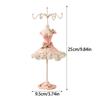 Rotatable Doll Model Jewelry Tower Fashionable Jewelry Organizer Model Display Rack for Earrings Necklace Bracelet