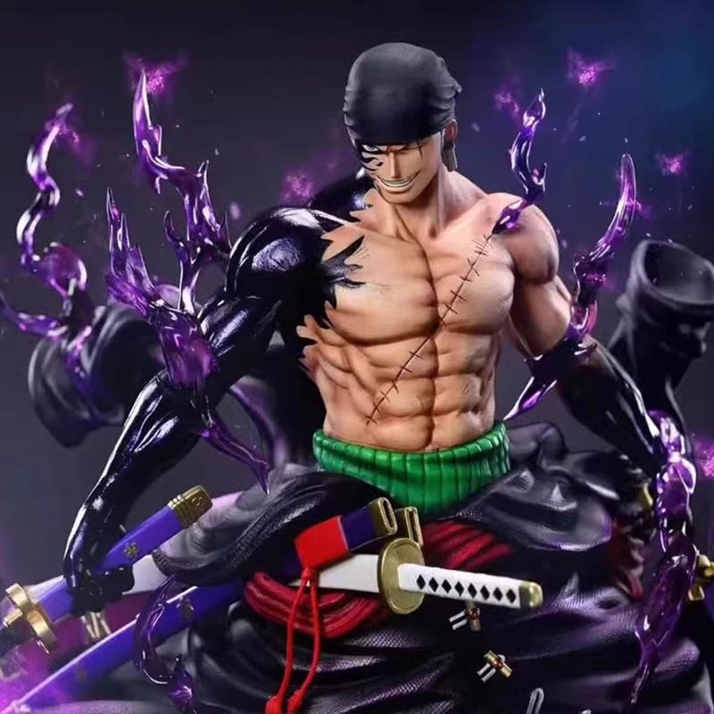 Heißes Neues One Piece Zoro Figuren Himmel Malerei Roronoa Zoro Action Figuren Anime PVC Sammlungsmodell Spielzeug Schreibtischdekoration Geschenke