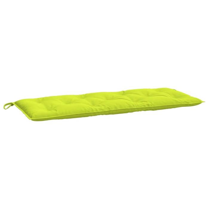 VidaXL Garden Bench Cushion, Bench Cover with String Ties, Waterproof Outdoor Cushion, Bright Green 361594