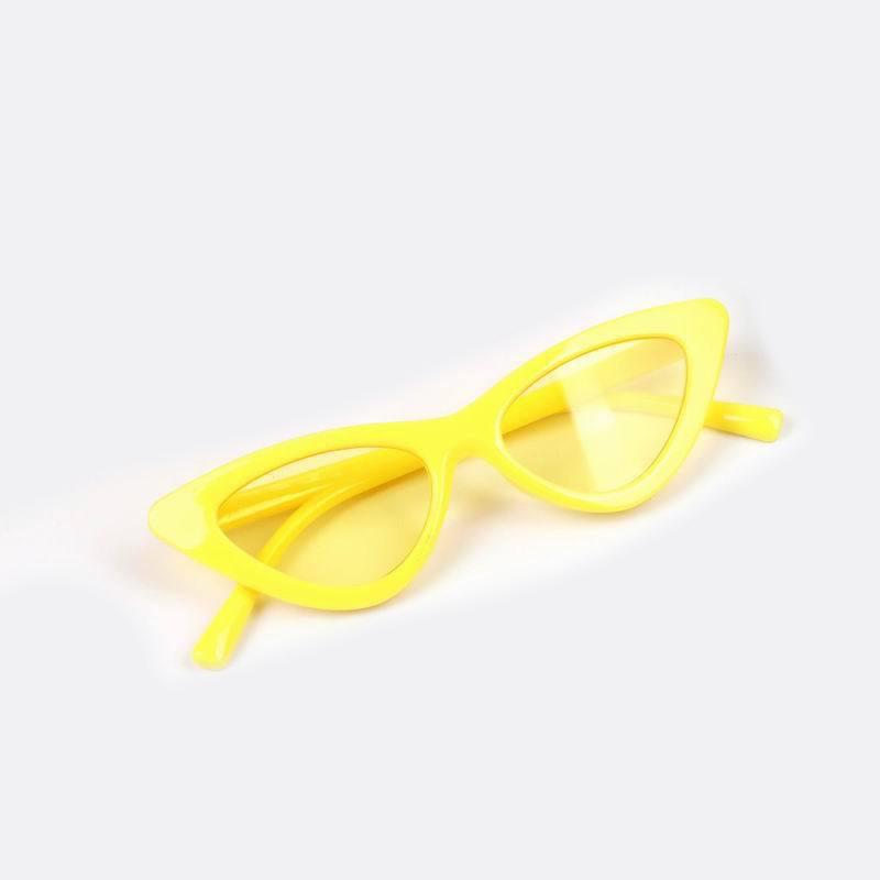 Lunettes de soleil tendance œil de chat pour enfants – Verres légèrement teintés, Style européen et américain à la mode