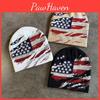 Gorro con Patrón de Bandera Americana con Ajuste Regulable Para Otoño Invierno Uso al Aire Libre