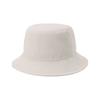 New Era STN WHI 25J Twill Cotton Bucket BUCKET-01 Hat, Stone, M/L