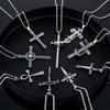 European and American Ins Style Necklace Men's Versatile Cross Sweater Chain Internet Celebrity New Trend Accessories Titanium Steel Necklace