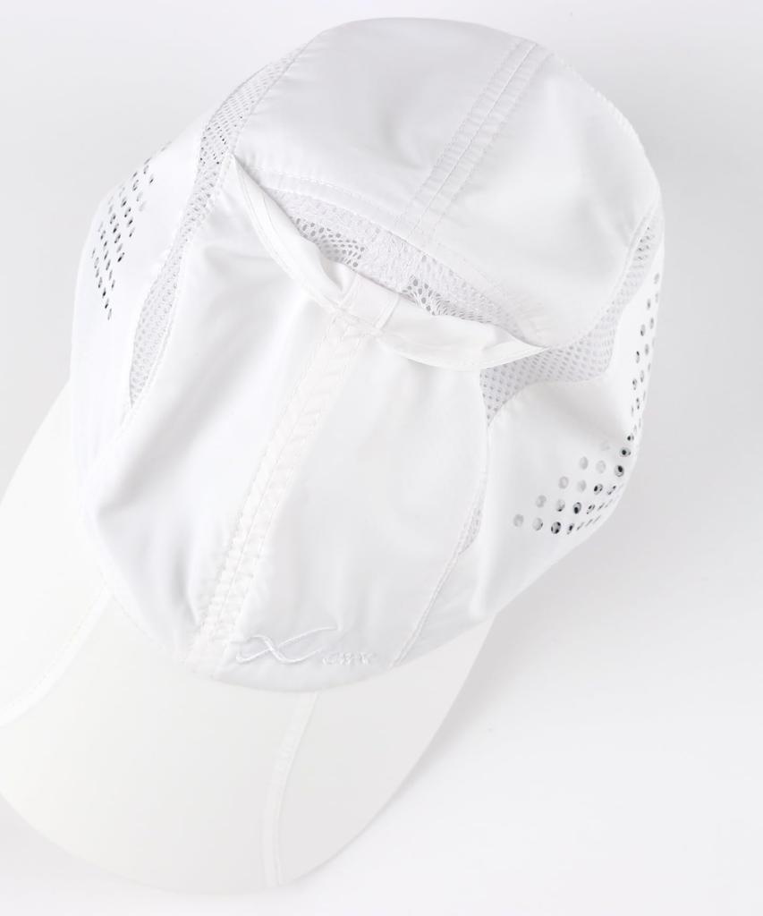 Cap with Mesh Parts and Mesh Panel of HYR430 WH CW-X/Wacoal [UNISEX] (Inner Brim) (Top Head)