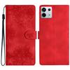 For Xiaomi Redmi Note 13 Pro 5G/Poco X6 5G Case Butterfly Flower Imprint Skin-Touch Leather Phone Cover