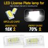 2PCS White 6000K LED Number License Plate Lights Lamps For BMW E46 4D 5D Touring 1998-2005 OEM# 51138236269/51138236854