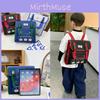 Trendy Dual Color Boy's Backpack Soft Nylon Material Ideal For Preschool Kids