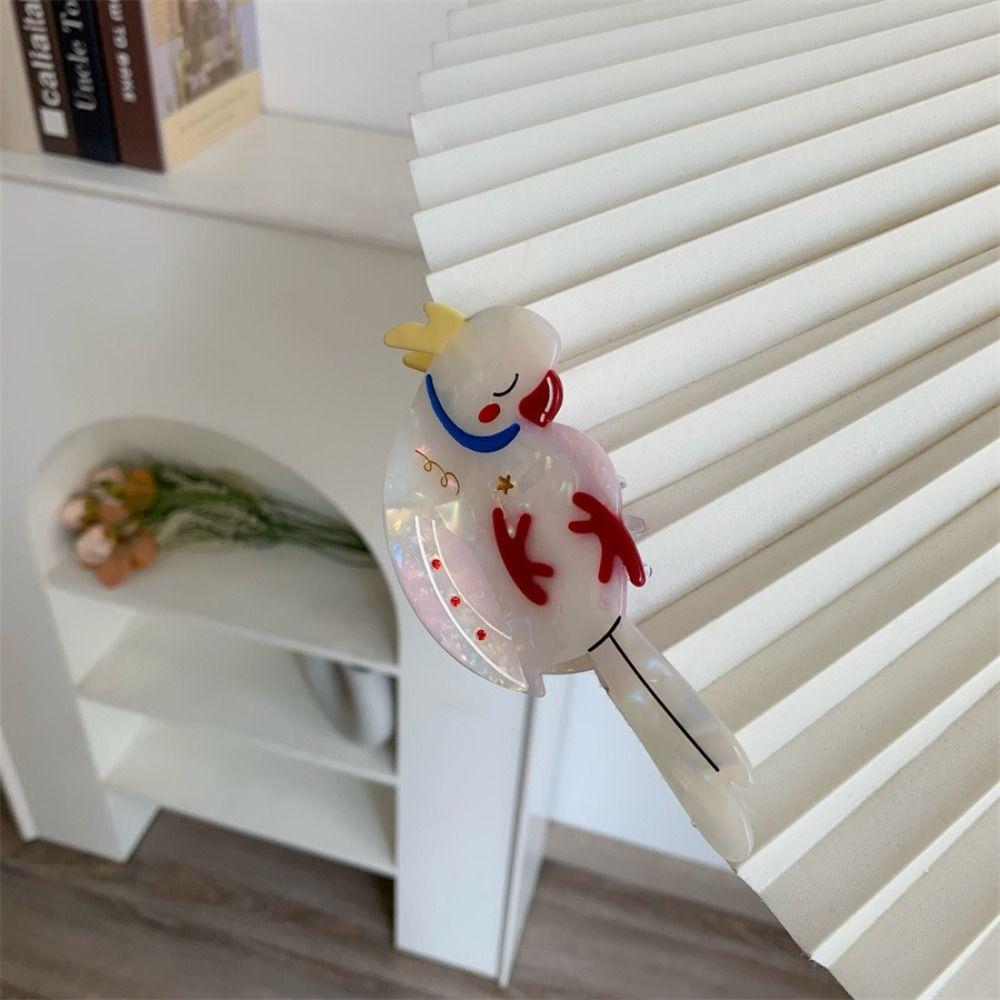 Cute Cartoon Animal Shark Clip Creative Bird Hair Claw Fashion Acetic Acid Hair Claw  Travel