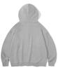 Filluminate Two-Way Essential Zip-Up Hoodie - Grey