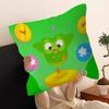 Funnyt D-Duolingo Pillow Covers Cartoon Sofa Decorative Home Double-sided Printing Short Plush Cute Cushion Cover