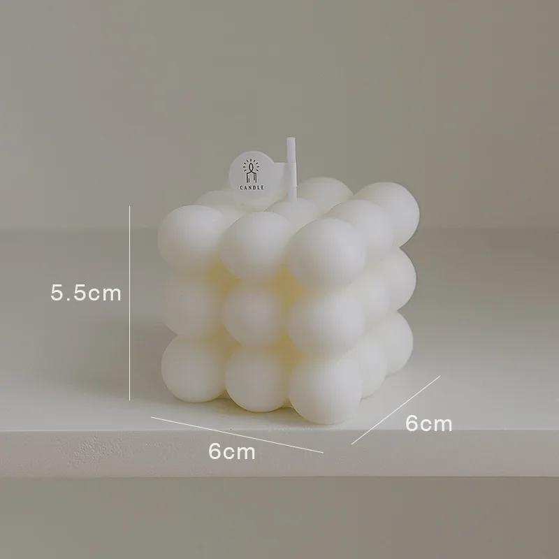 Bubble Cube Candles Handmade Scented Candles Aromatherapy Wedding Birthday Candle Party Home Decoration