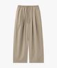 Summer Woman Summer Wool String Wide Pants Beige