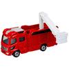 TAKARA TOMY "Tomica No.119 Morita Multi-purpose fire pump vehicle with 13m boom MVF (box)" Mini car car toy 3 years old and older Boxed Toy safety