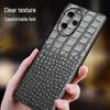 Luxury Genuine Leather Crocodile Pattern Case for Honor 70 Series